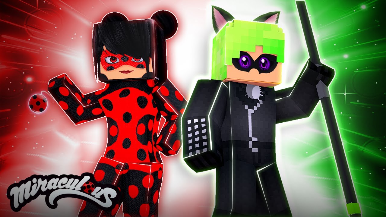 ESPECIAL Miraculous WORLD PARIS: SHADYBUG E CLAW NOIR no Minecraft
