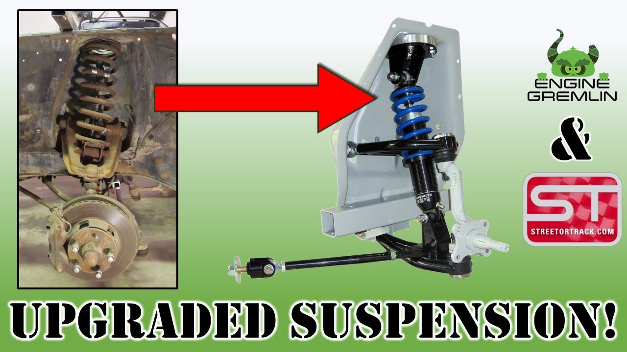 Upgrading a Classic Mustang to Front Coilover Suspension!