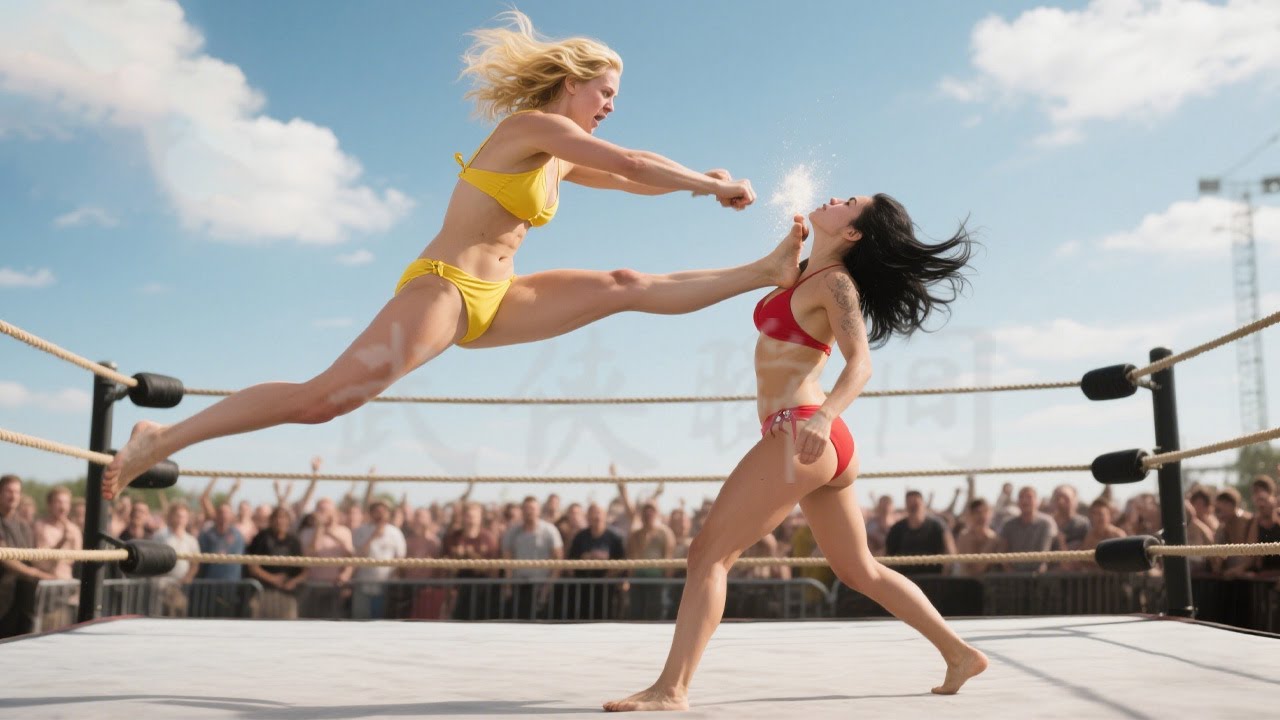 英國女高手狂妄挑釁，下秒功夫美女使出八極拳秒殺對手 ⚔️TVB |甄子丹|  中國功夫| Kung Fu | 功夫 | 精武門