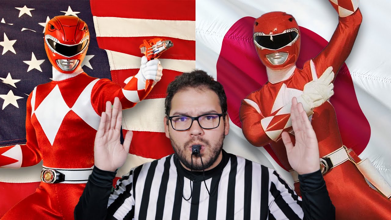 Открытия Power Rangers против Super Sentai