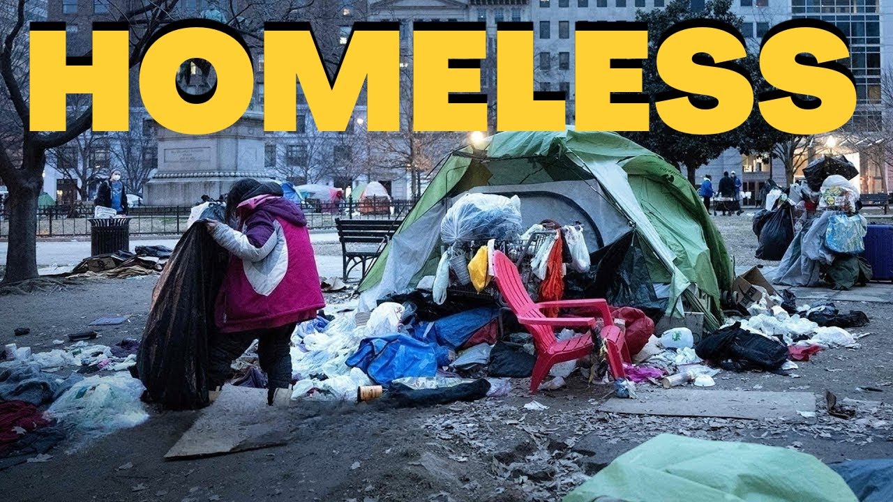 What are the top 10 states with the most homeless people in the US?