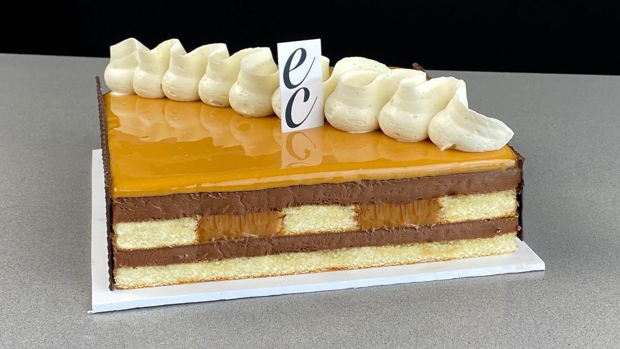 Pastel de Chocolate-Caramelo salado con ron negro / Chocolate & salted caramel cake with dark rum