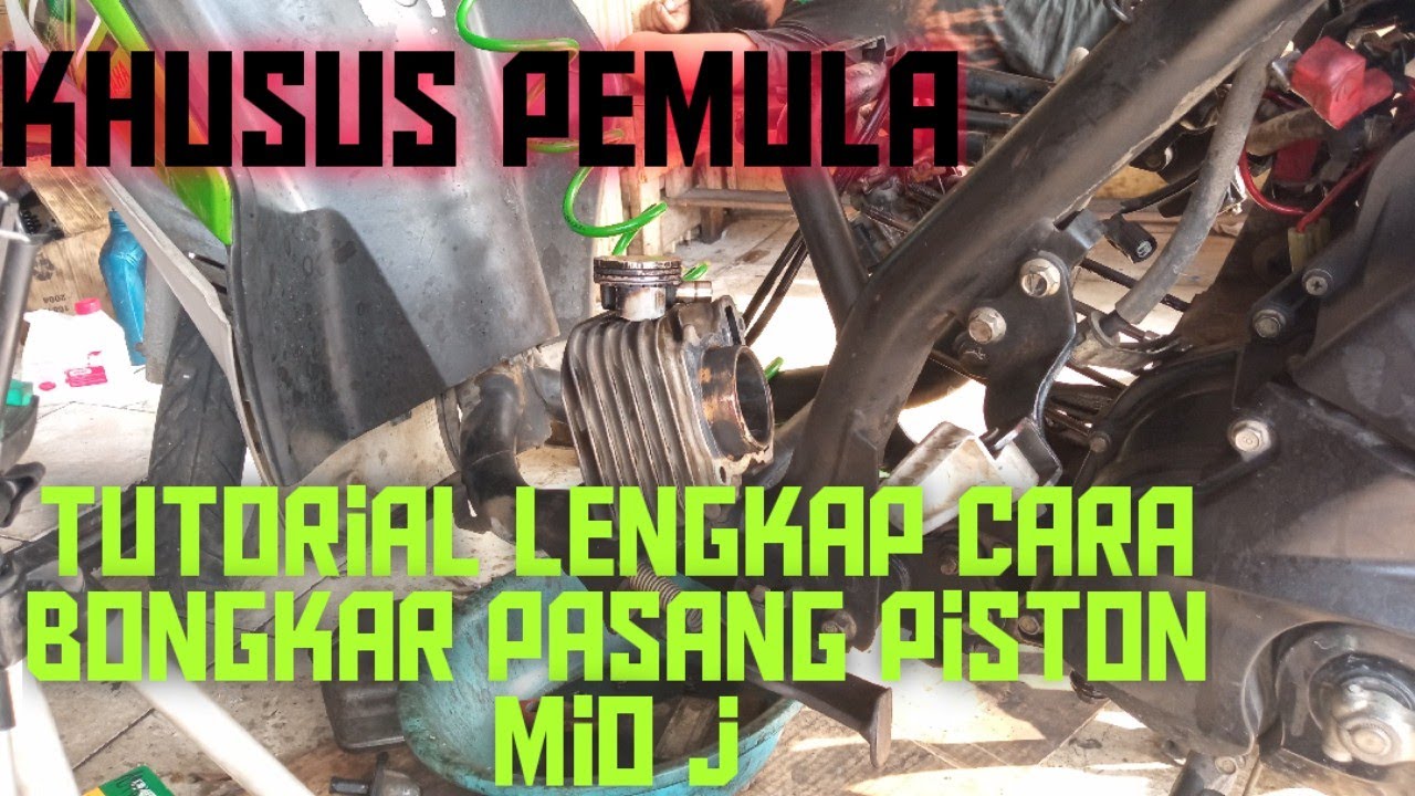 Mio j ganti piston||Mio j hilang kompresi@mekanik roda dua chanel
