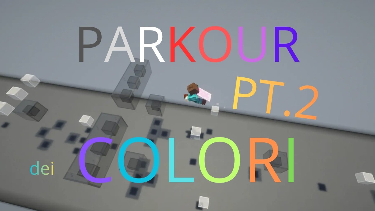 Il PARKOUR DEI COLORI in Minecraft | minecraft #2
