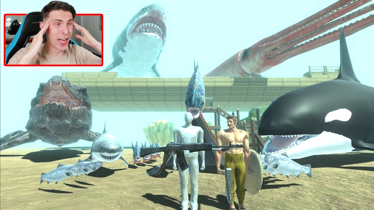 EVOLUCION CAMPAMENTO - CAZA DEL BARCO FANTASMA - ANIMAL REVOLT BATTLE SIMULATOR