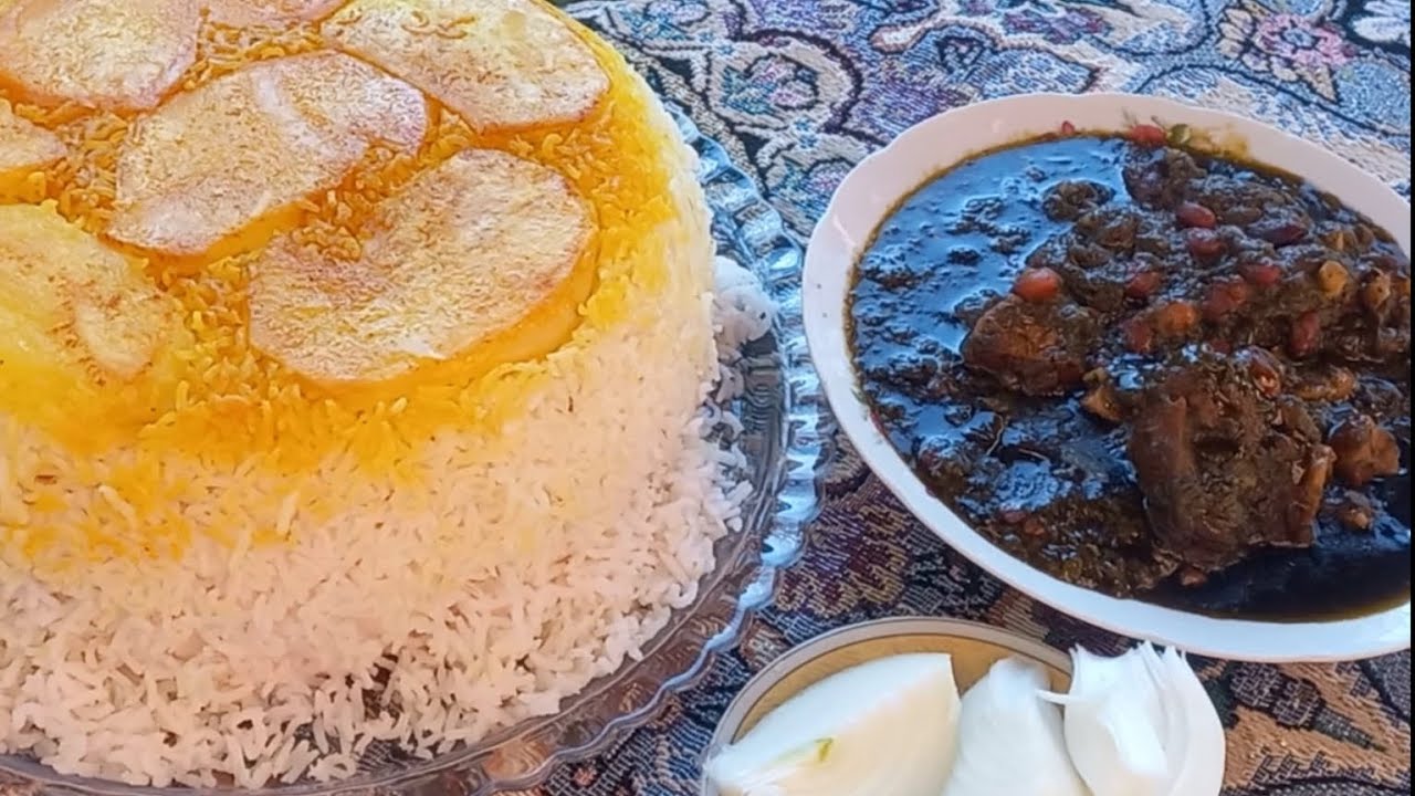قرمه سبزی اصیل ایرانی/صفر تا صد خورش قرمه سبزی خوش عطر😋خوشمزه