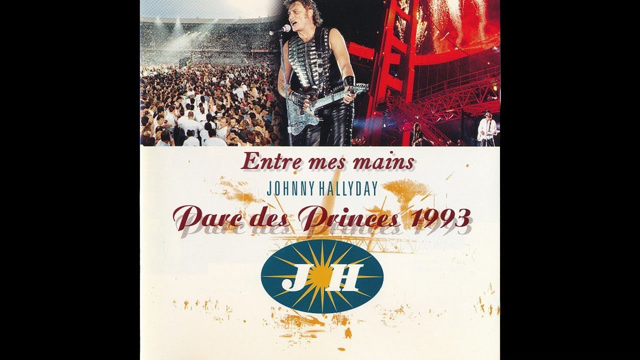 ♦Johnny Hallyday - Entre mes mains (Live au Parc des Princes 1993) #conceptkaraoke