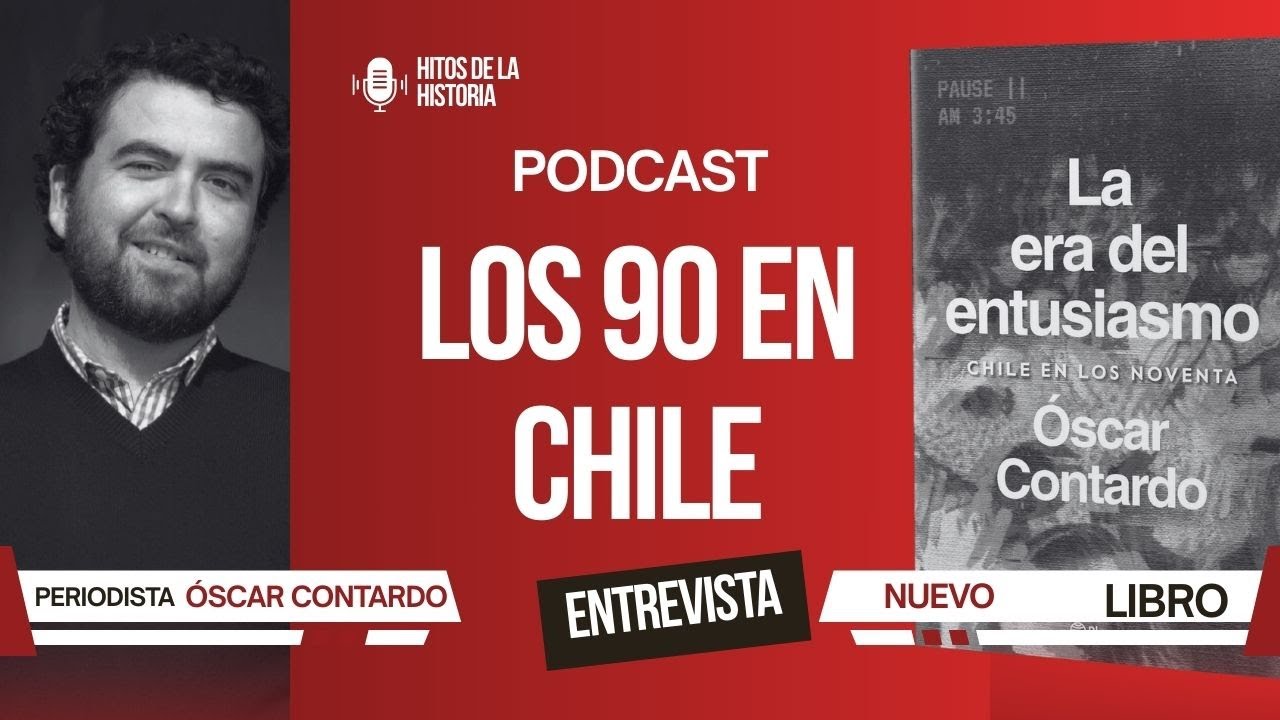 Óscar Contardo y su libro la era del entusiasmo