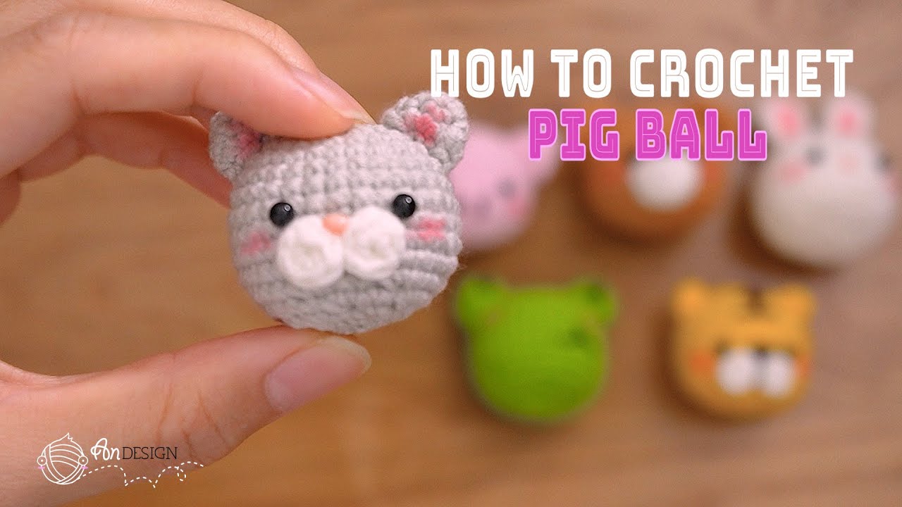 Easy and Simply Cat ball crochet |  汤圆貓钩针编织