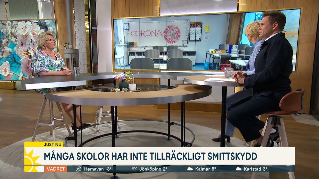 Arbetsmiljöverket: Hälften av skolorna brister i smittskydd - Nyhetsmorgon (TV4)