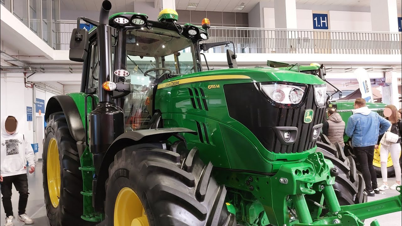 John Deere 6155M Tractor Up-Close