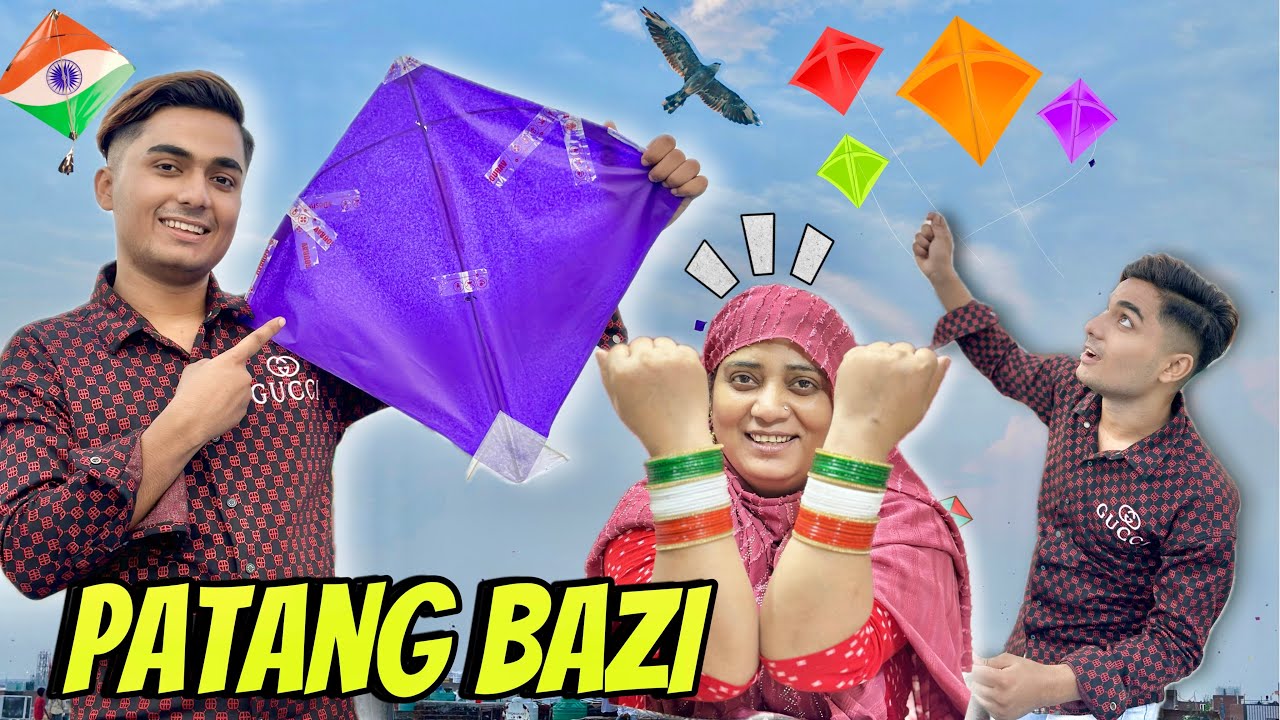 Patangbaazi Shuru Ho Gayi😍14 August || KITE SHOPPING 🔥 Independence Day ki full Taiyari Ho gai🥳