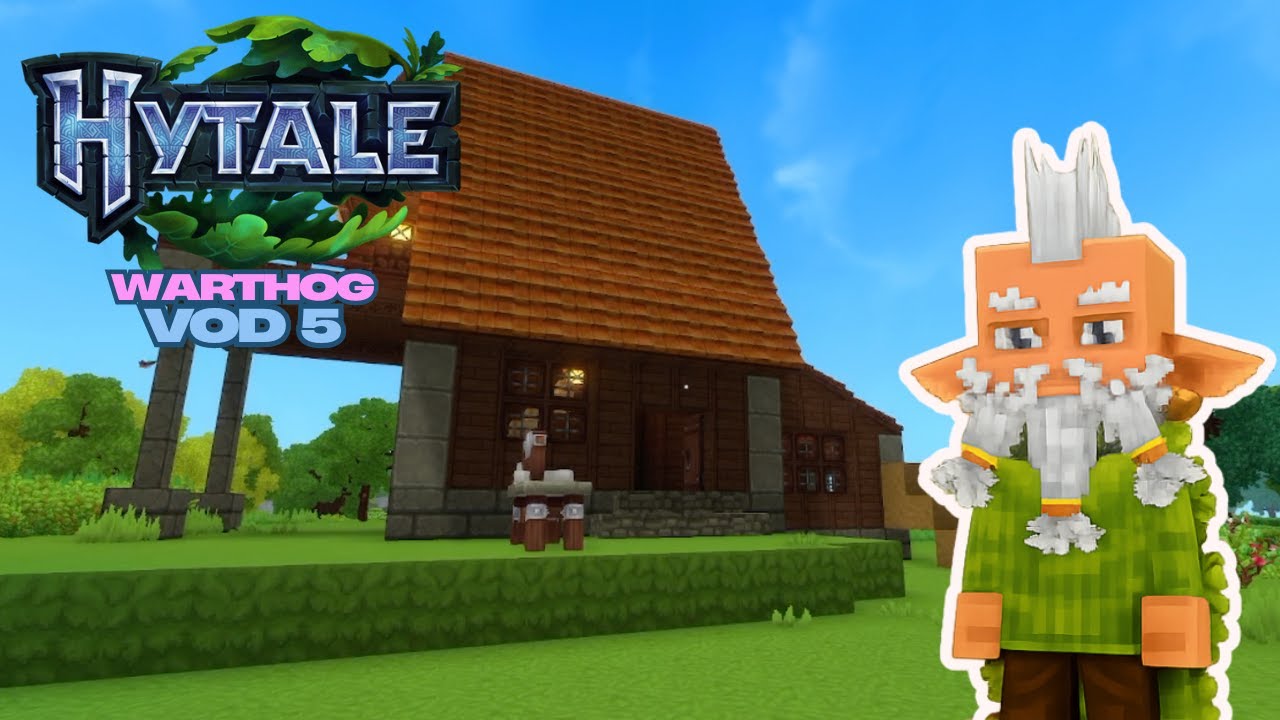 Cozy Survival in Hytale - We finally finish our building, 99%