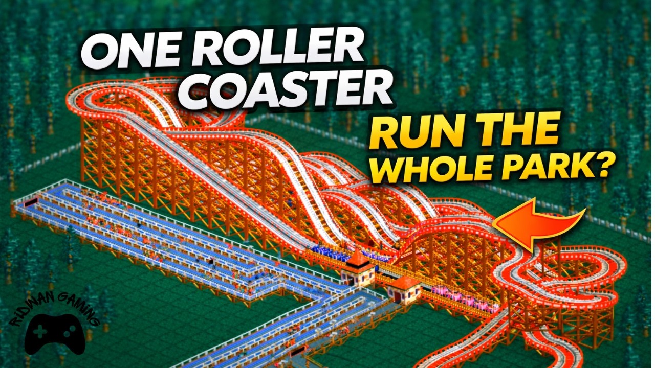 This Park Has Just One Roller Coaster | RollerCoaster Tycoon Classic