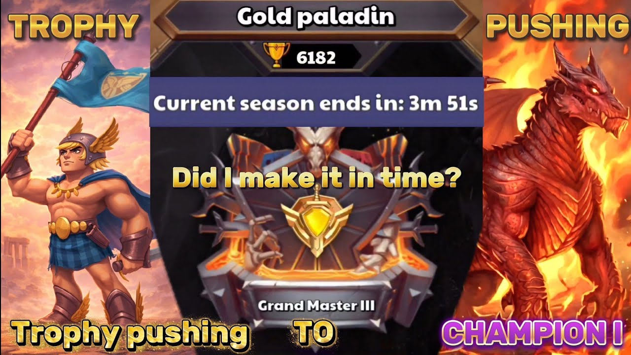 Last MINUTES of the Season! (to CHAMPION 1) | FULL ALL BATTLES, NO CUTS ! | Castle Crush Gameplay