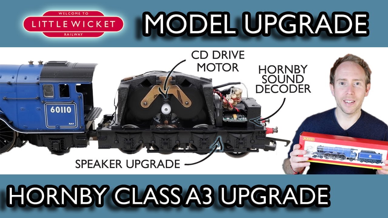 Upgrading a Hornby Class A3 | TTS Digital Sound and CD Motor