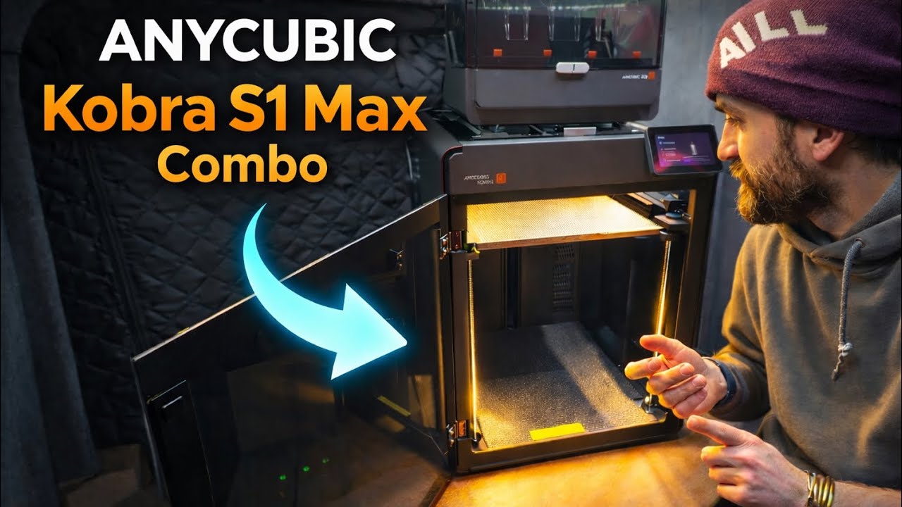 Anycubic Kobra S1 Max Combo &ndash; The GIANT 3D Printer I Used to Make Van Parts