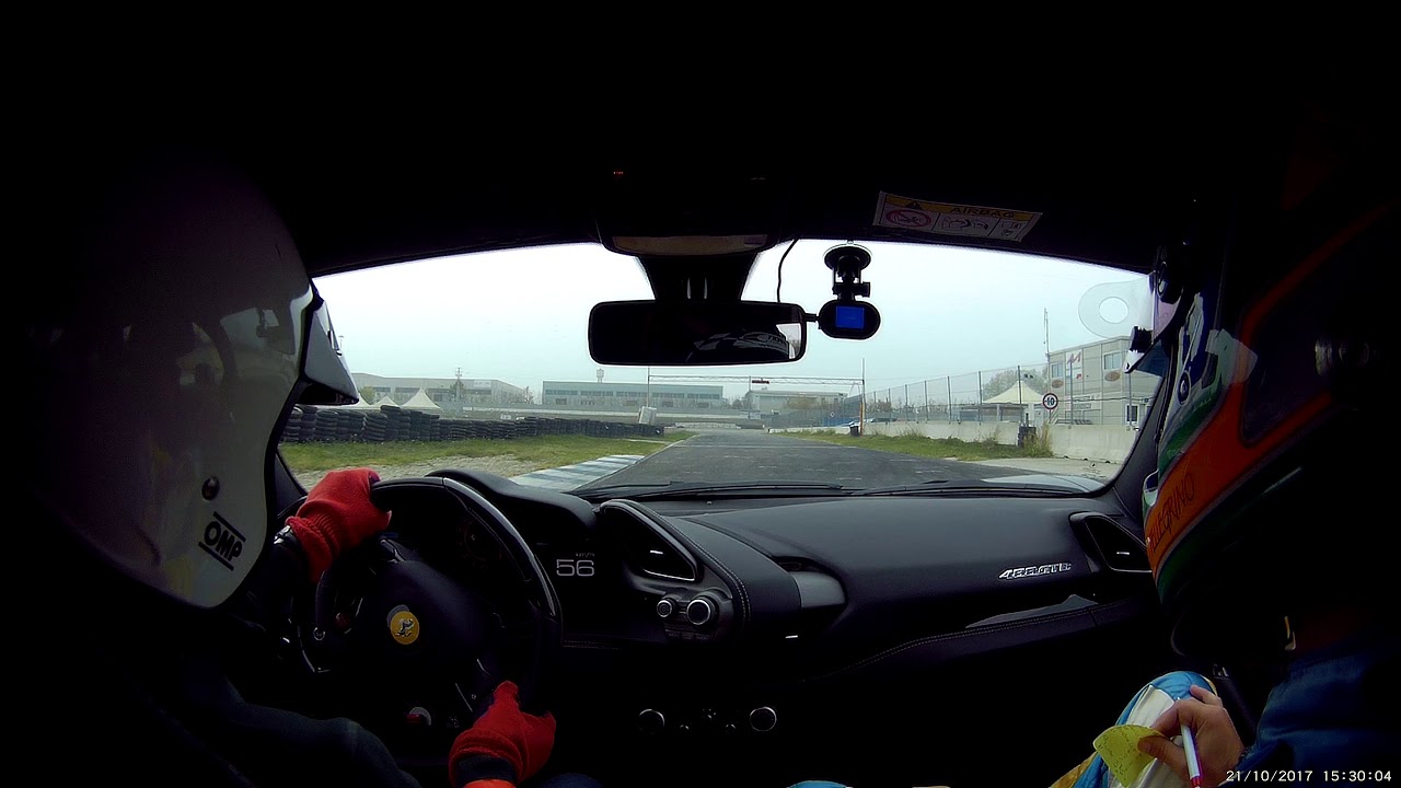 Ferrari F 488gtb 2017 1021 Castelletto di Branduzzo nuovo record della pista 🤔