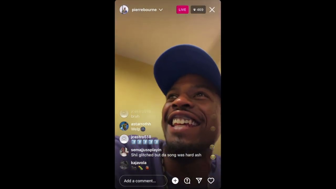 Pi'erre Bourne Instagram Live (July 16th, 2023) - Backstage @ the Lovesick Tour