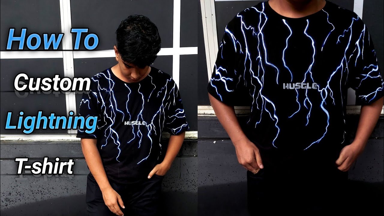 How To Make A Lightning T-Shirt | DIY