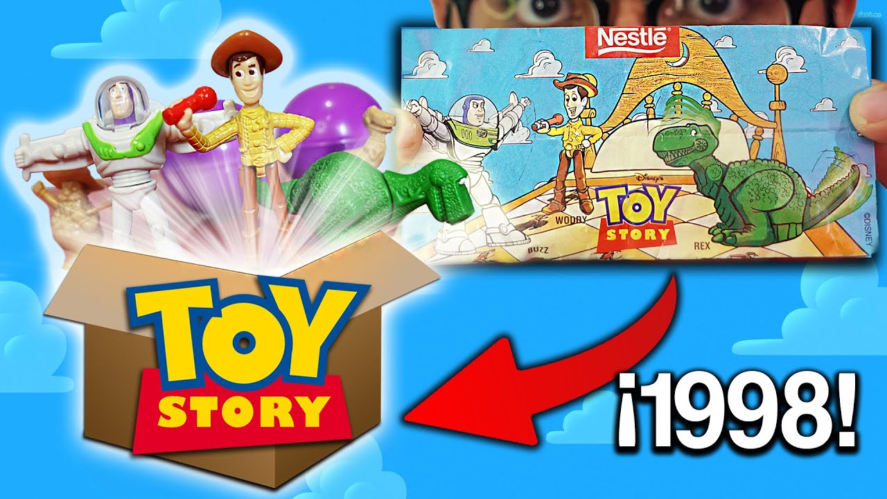 ABRIENDO una CAJA de COLECCIONABLES de TOY STORY de los 90'S