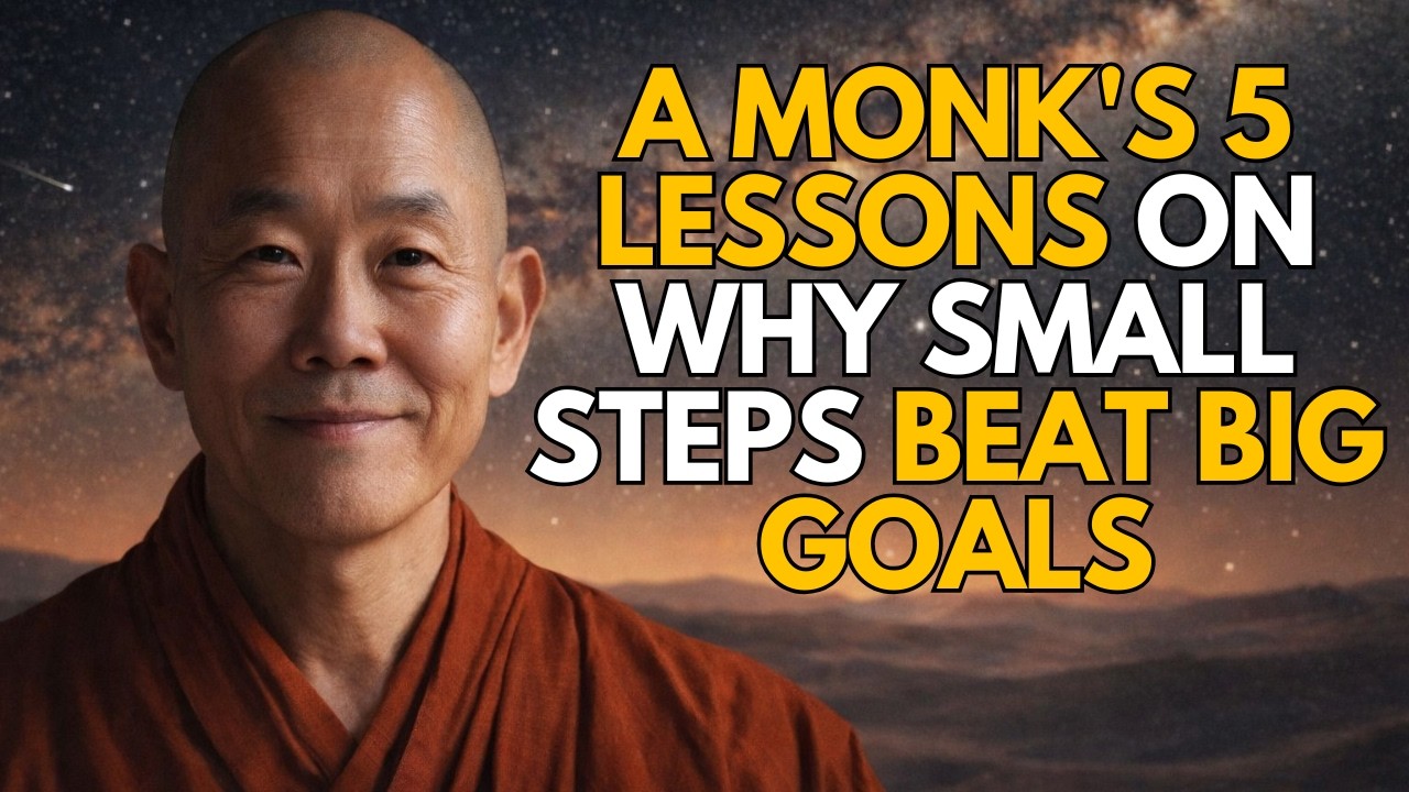 5 уроков монаха о том, почему маленькие шаги важнее больших целей #yourmonkhaku #buddhism #motiva...