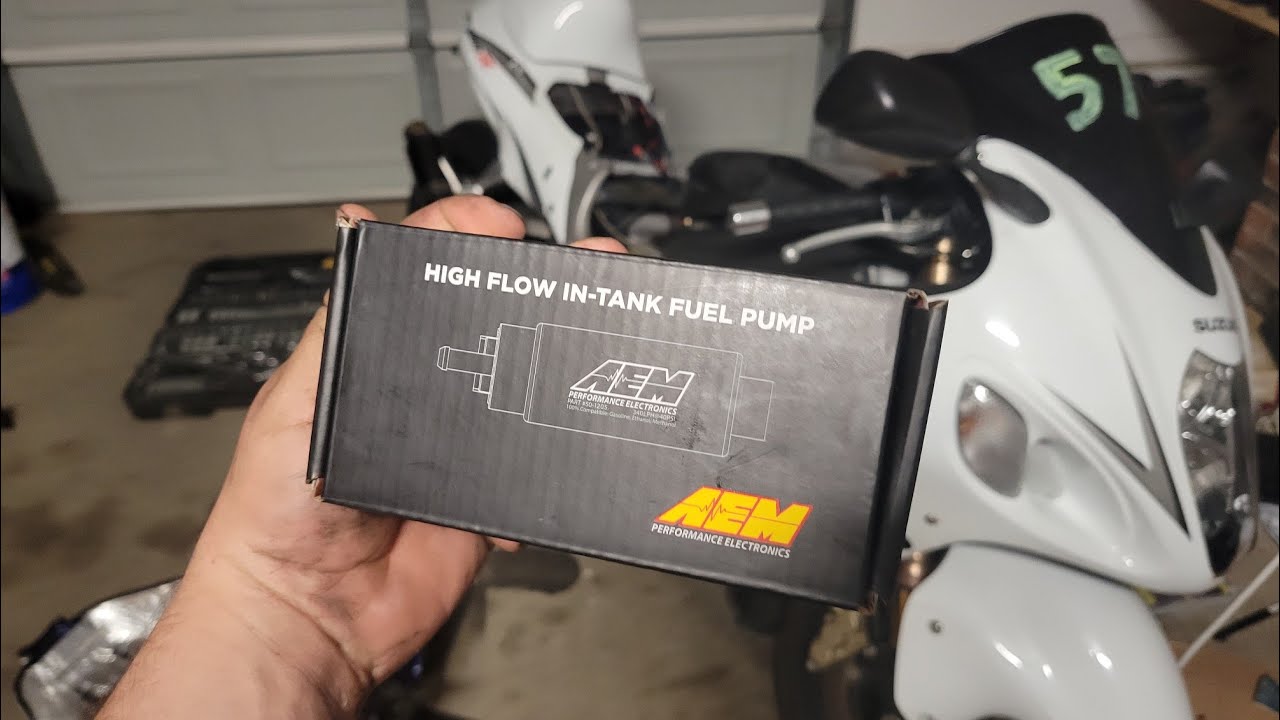 AEM Fuel pump installation Hayabusa