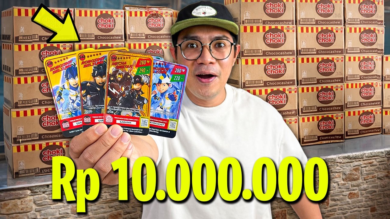 ARFANDI MOKO BELI SEMUA CHOKI CHOKI BOBOIBOY