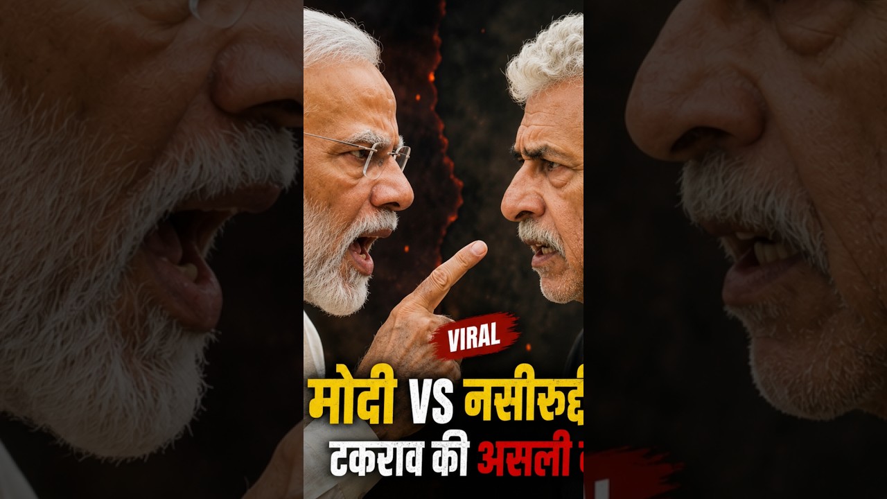 PM Modi and Bollywood Actor Nasruddin Shah Funny 🤣#shorts #shortsfeed #trending #funny