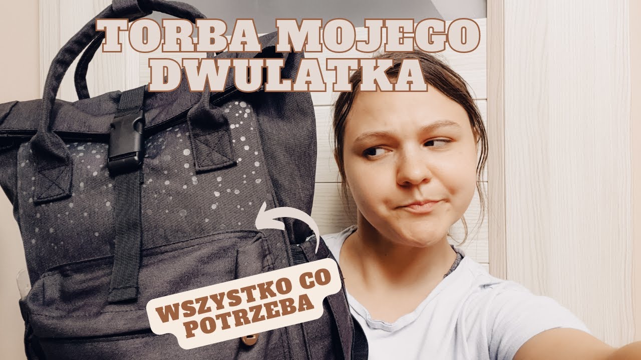 Minimalistyczna torba na spacery z dwulatkiem - what's in my diper bag?