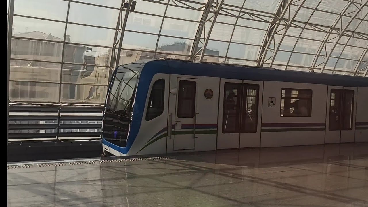 поездка на верхнем метро. Ташкент. Технопарк-Янгиабад-Яшнабад