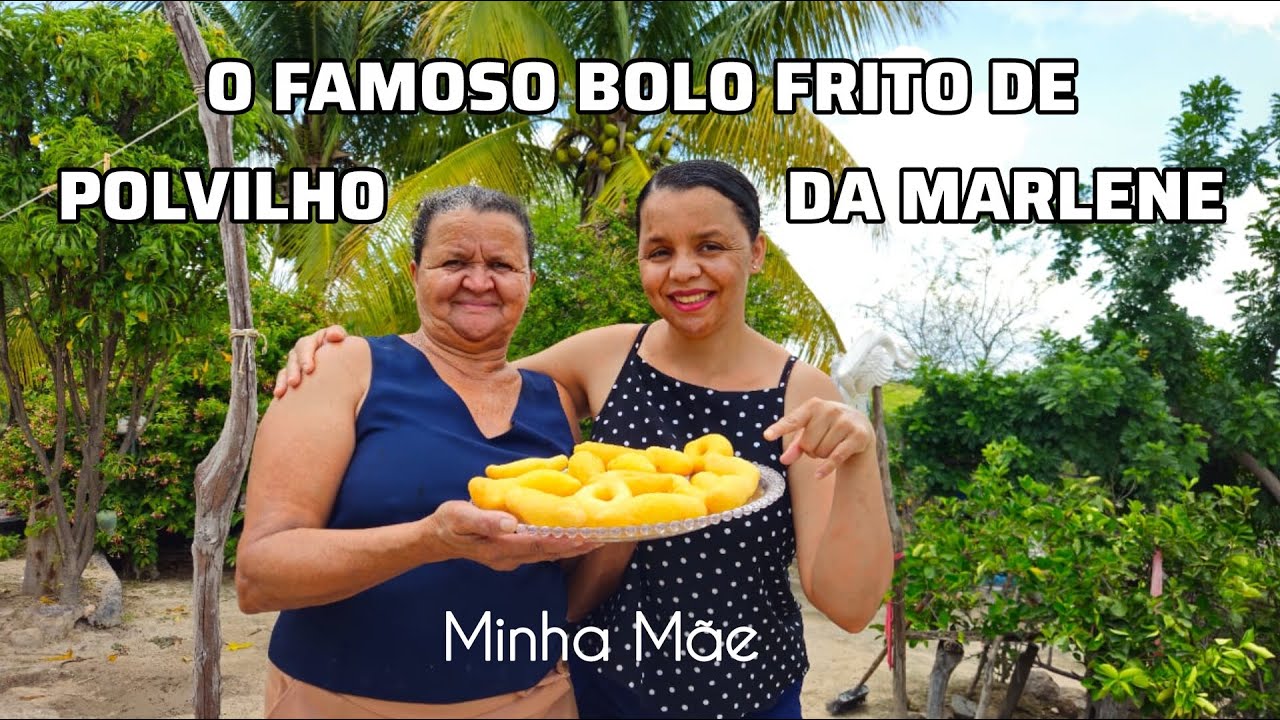 BOLINHO FRITO DE POLVILHO, VERSÃO DOCE E NÃO ESTOURA, UMA DELÍCIA! MINHA MÃE ENSINOU.
