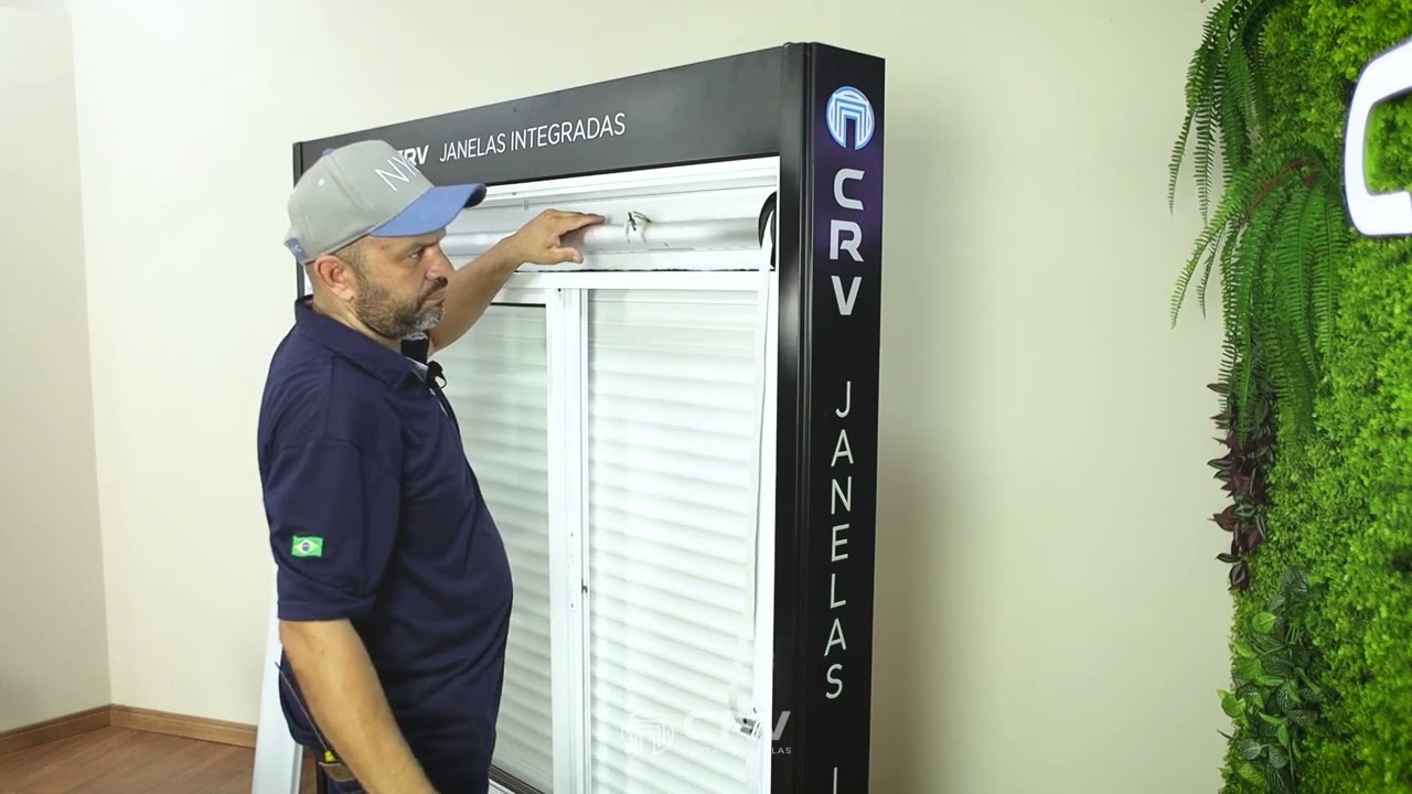 Como Trocar a Fita da Persiana Manual Janela Integrada - Linha Nobre Alumínio CRV Portas e Janelas