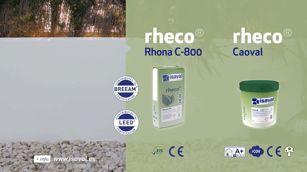 Aplicaci&oacute;n Sistema Caoval - Soluciones ecosostenibles RHECO Pinturas Isaval.