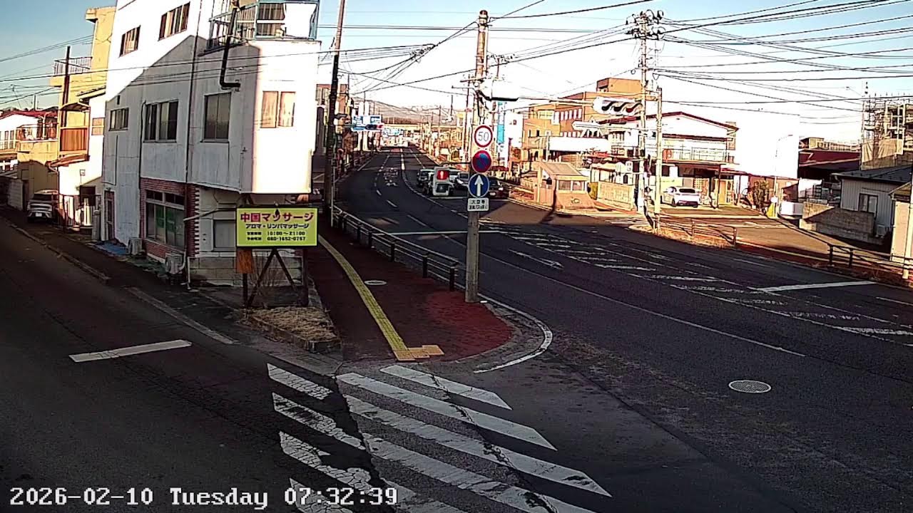 福島県白河市字道場小路ライブカメラ Fukushima Shirakawa Live Camera.world.cam