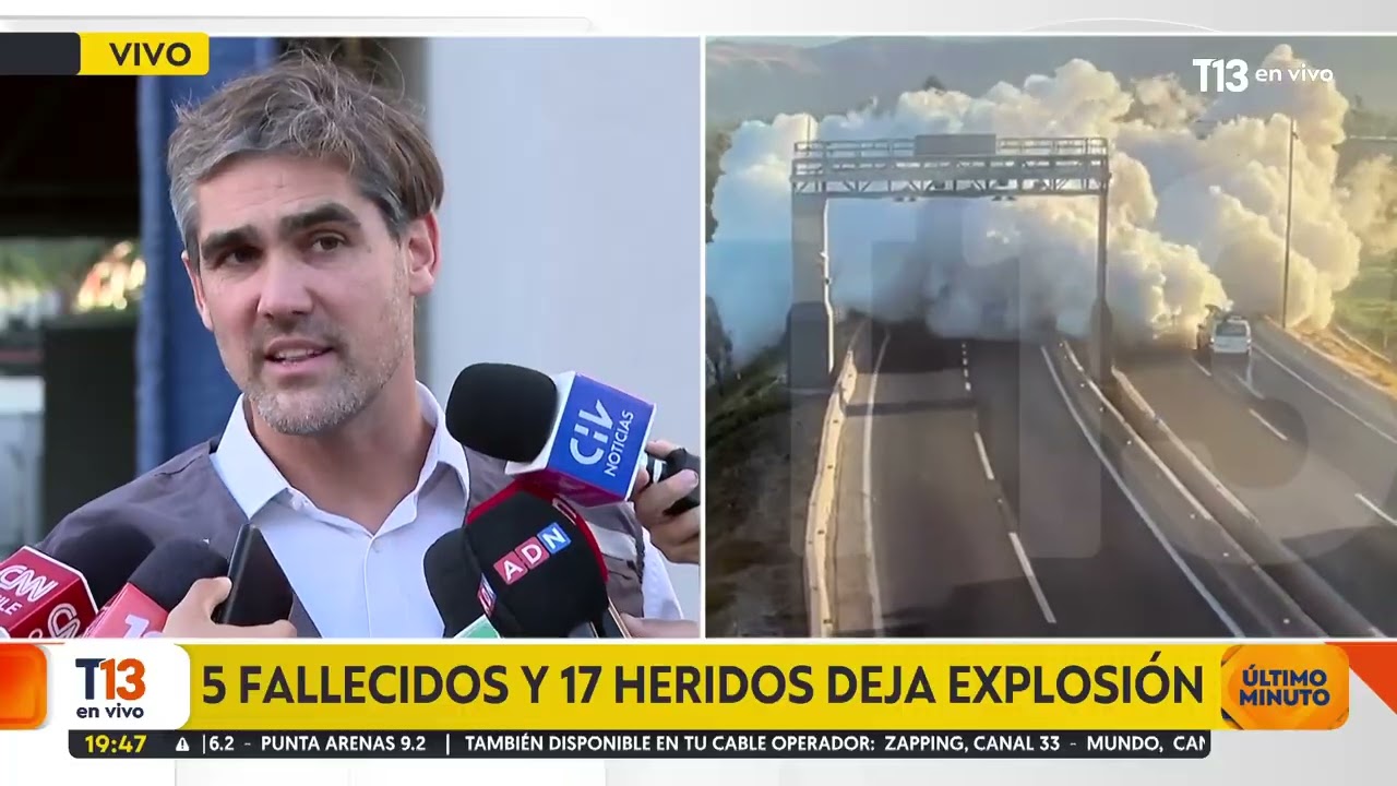 Aumentan a cinco los fallecidos tras explosión en Renca