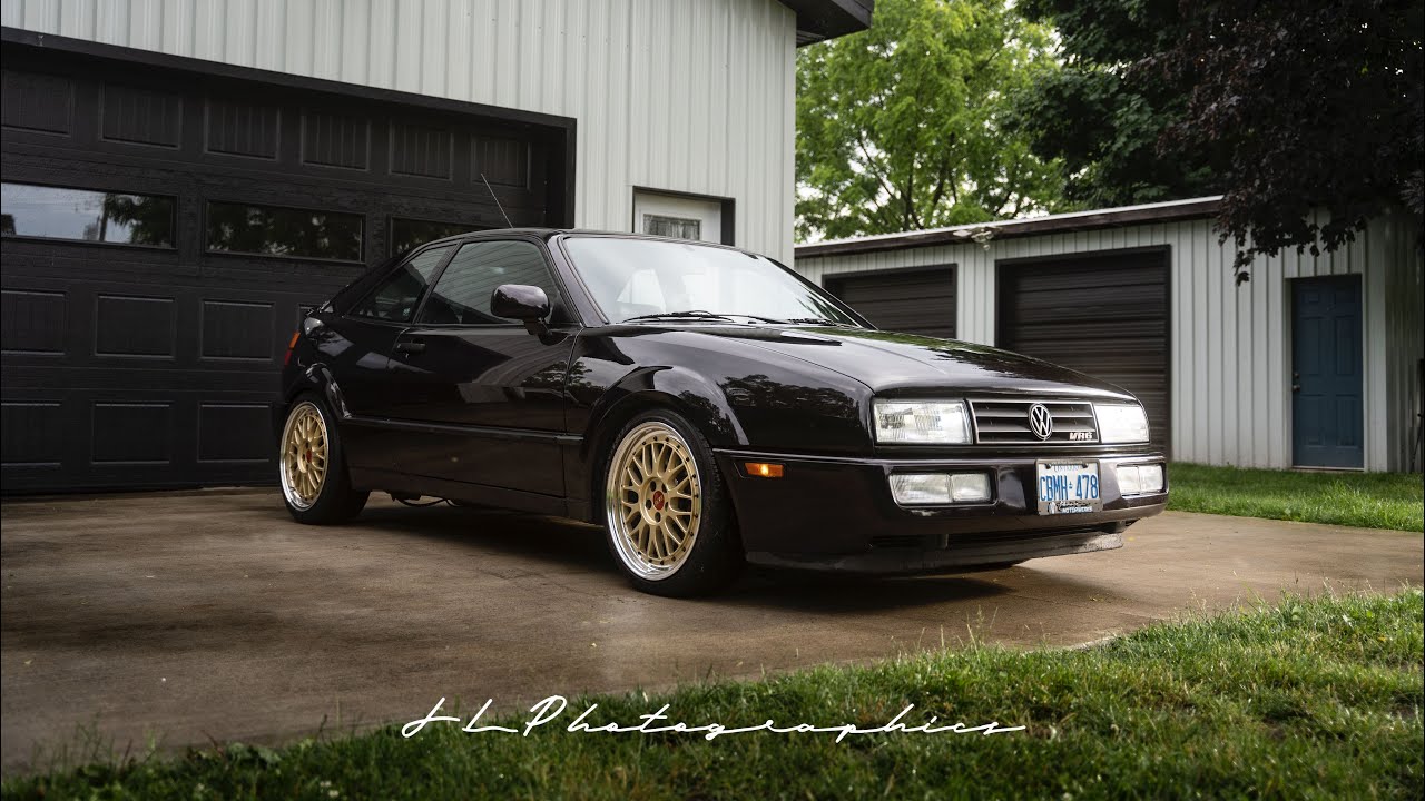 VW Corrado VR6 on BBS LMs pure VR6 exhaust and intake sound