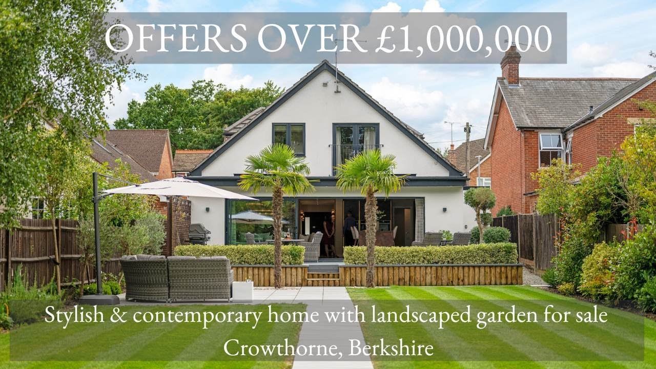 FOR SALE - An extremely stylish & contemporary home with landscaped garden. Crowthorne | Berkshire