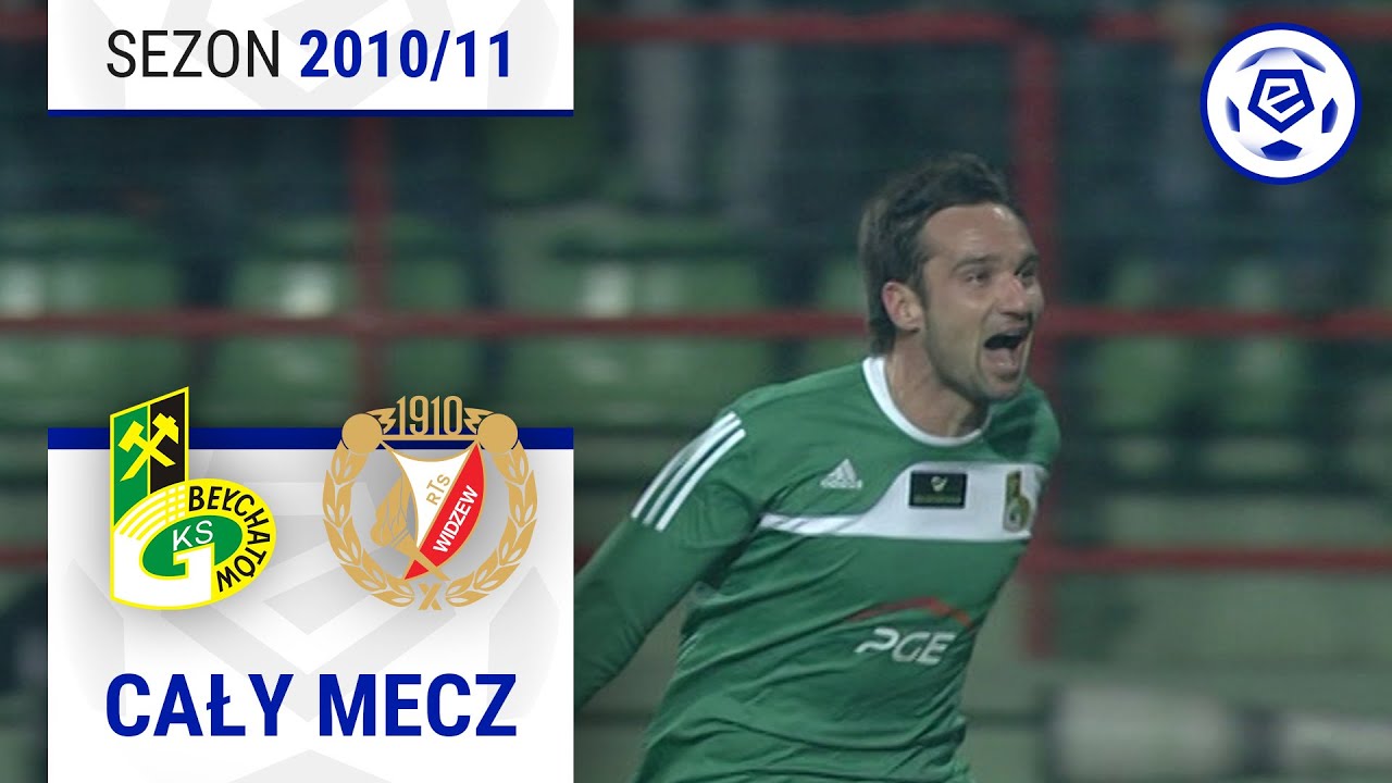 (1/2) GKS Bełchatów - Widzew Łódź | CAŁY MECZ | Ekstraklasa 2010/11 | 11. Kolejka