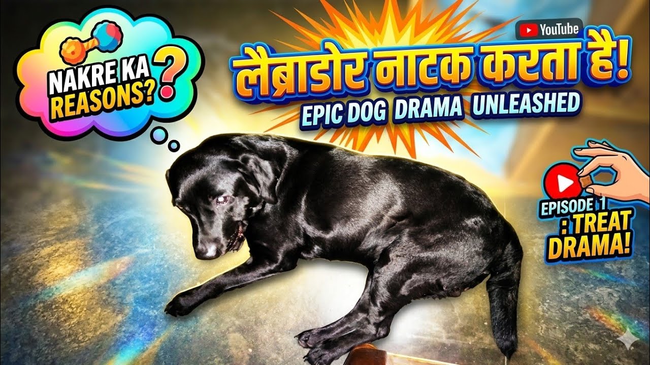 Labra dog khana khane mein Kitna natak karte Hai #robi