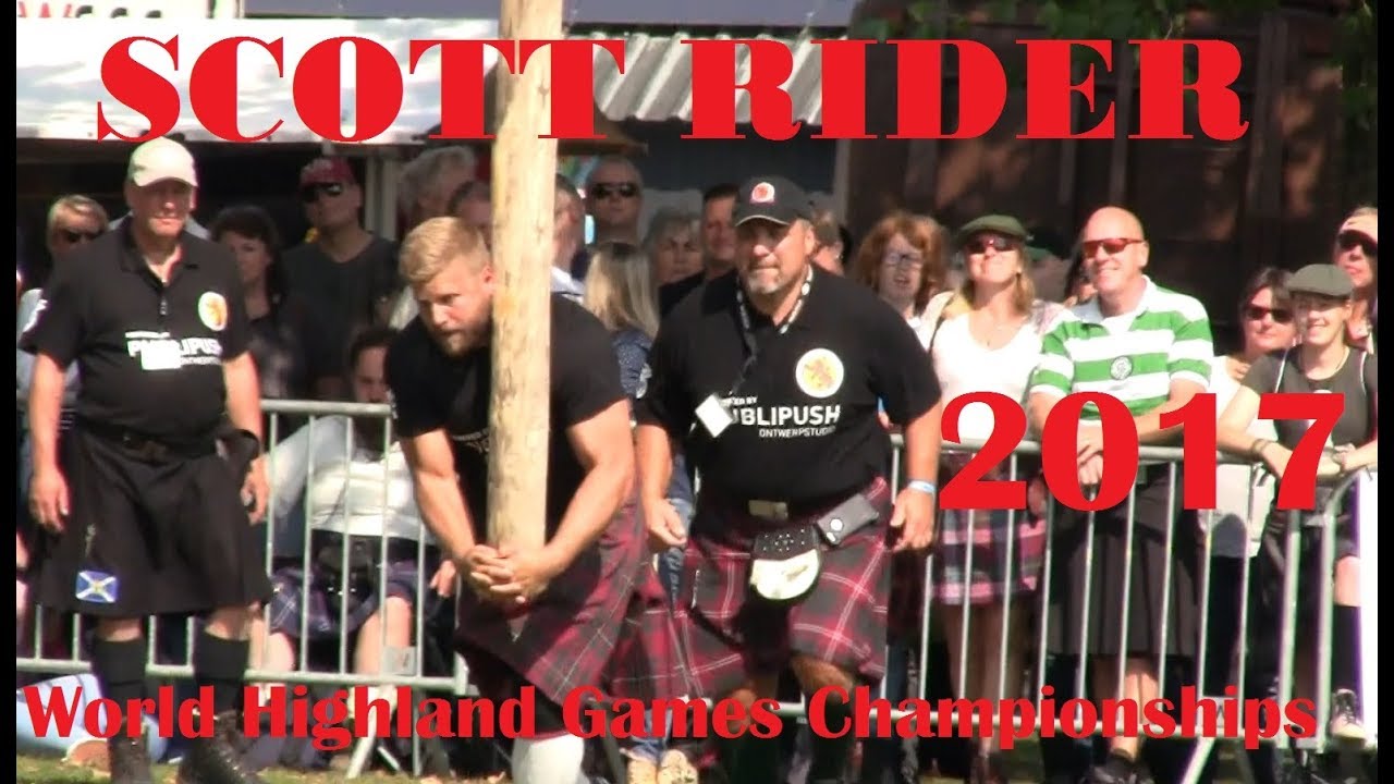 Scott Rider (winner 2016) at the 2017 World Highland Games Championships (this year runner-up).