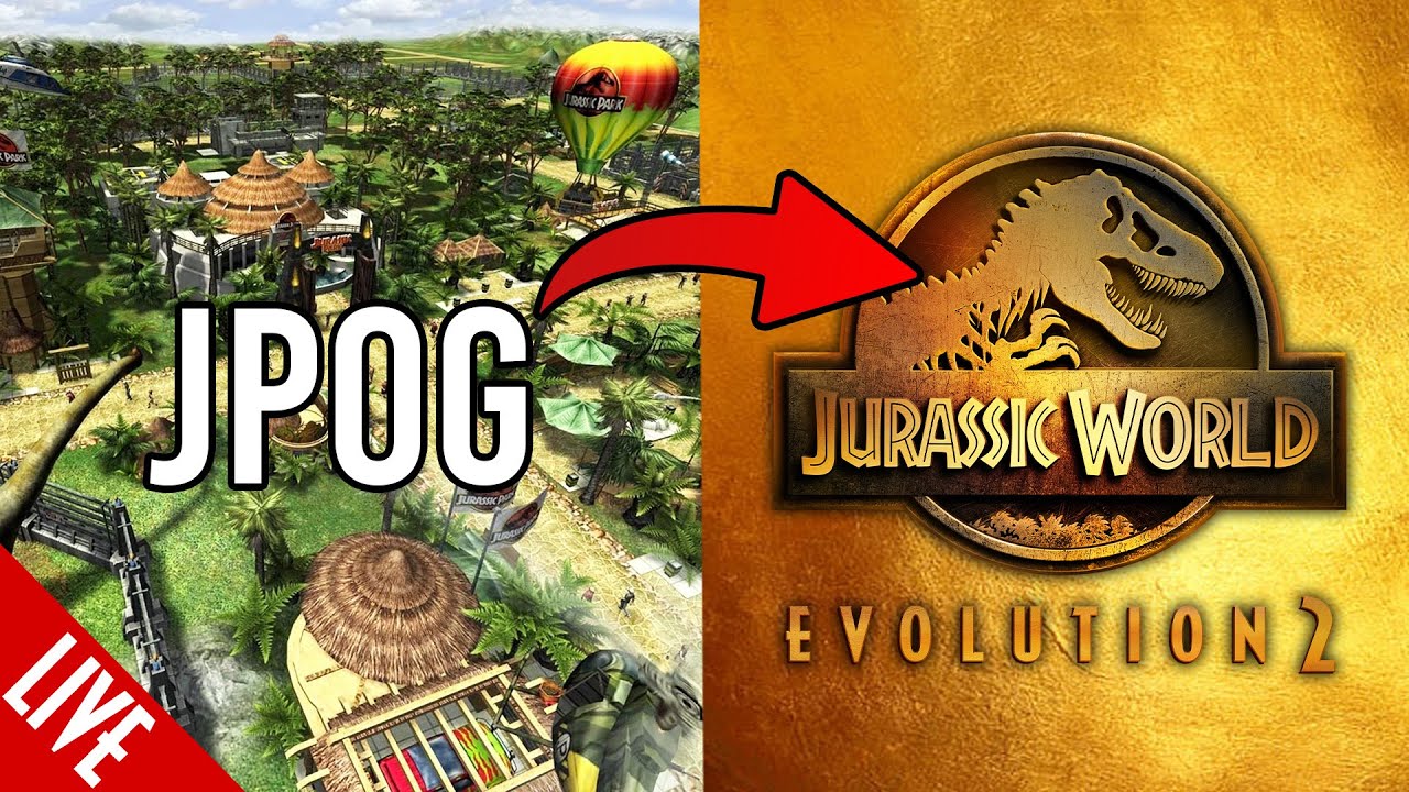 Building a JPOG Park in Jurassic World Evolution 2 LIVE