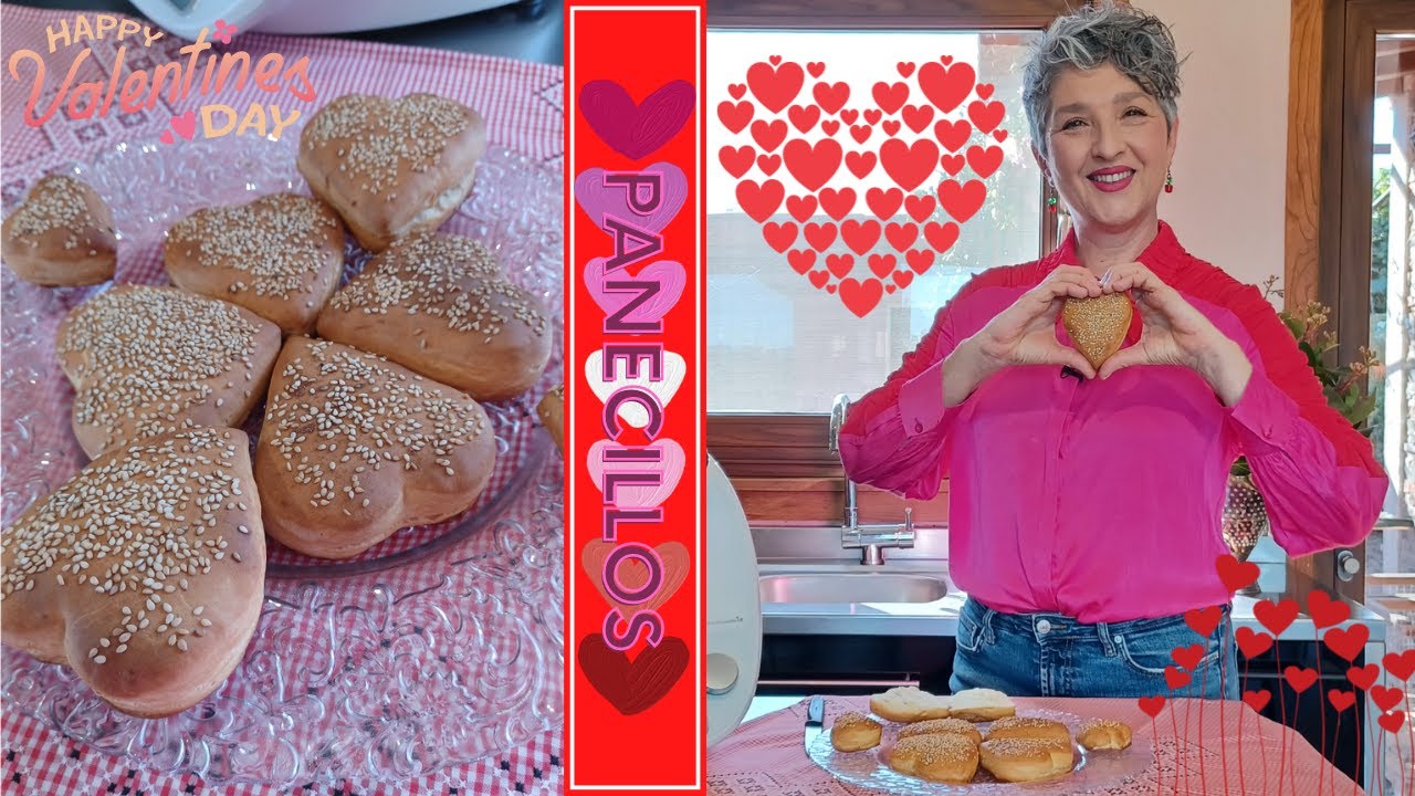❤️ PANECILLOS CORAZON PARA SAN VALENTIN ❤️ con Thermomix® 