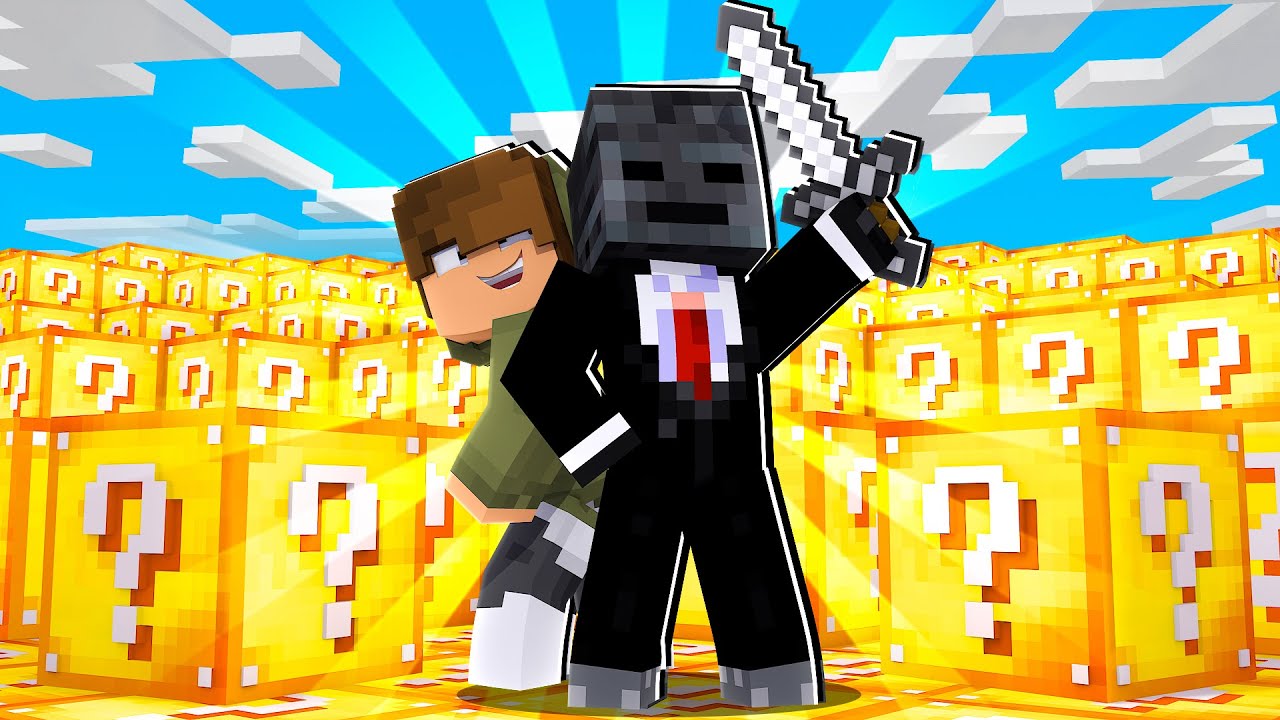 LUCKYBLOCK MINECRAFT SERVER TROLLING