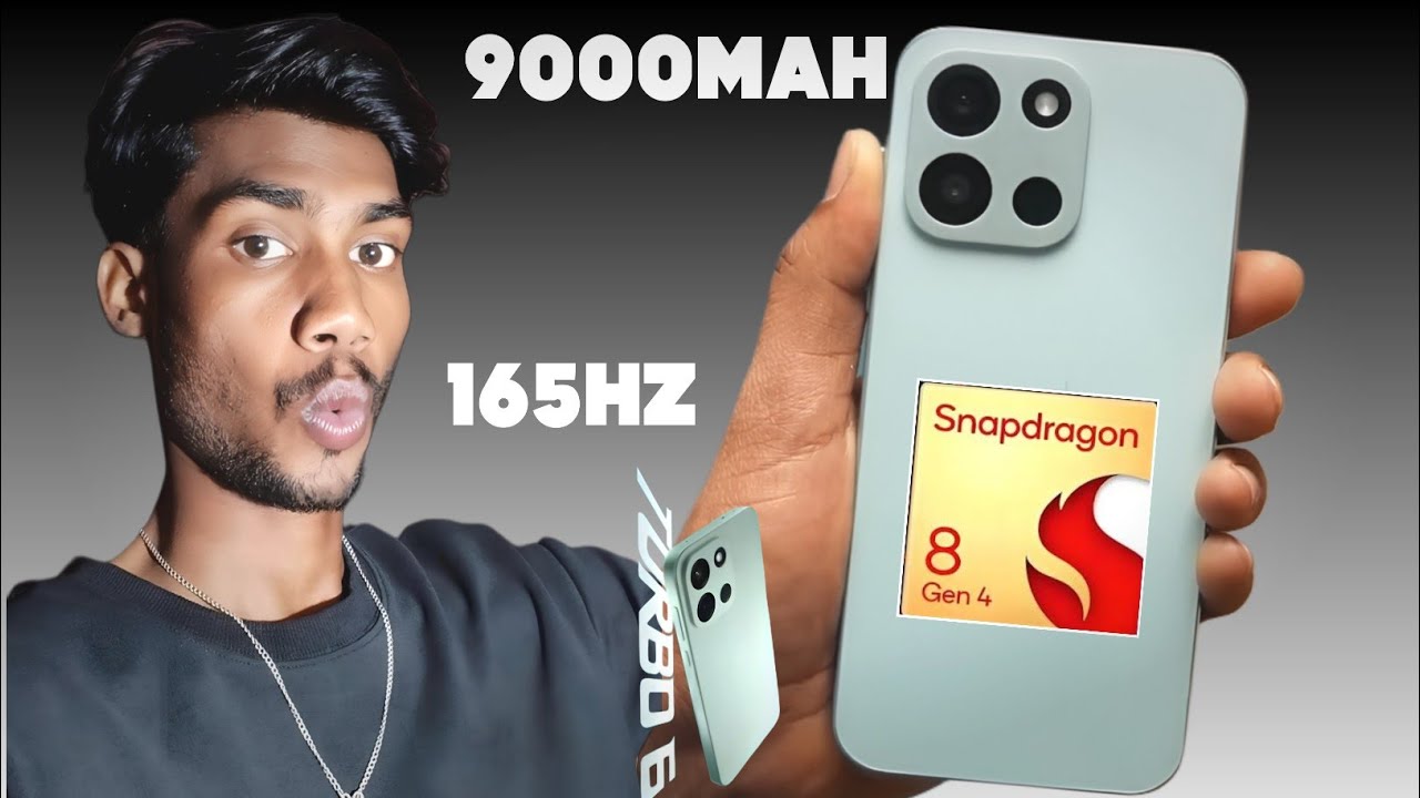 OnePlus Turbo 6 (Nord 6) Unboxing & First Look ⚡ 9000 mAh | 165 Hz with SDN 8s Gen 4..?