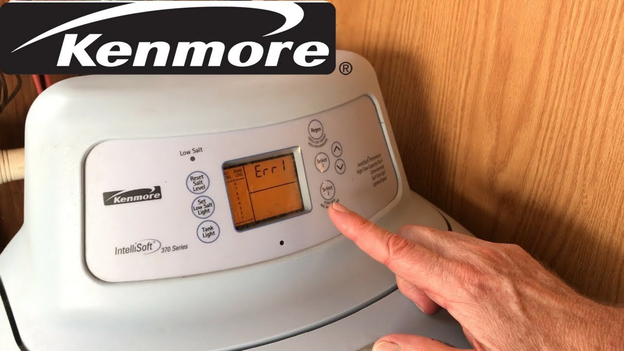 Kenmore Water Softener Error 1 (FIXED!)