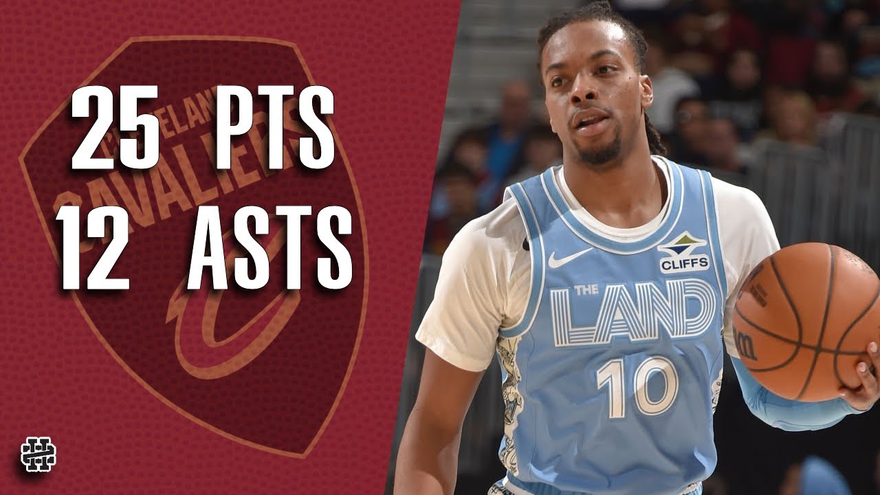 Darius Garland 25 pts 12 asts vs Hornets 24/25 season