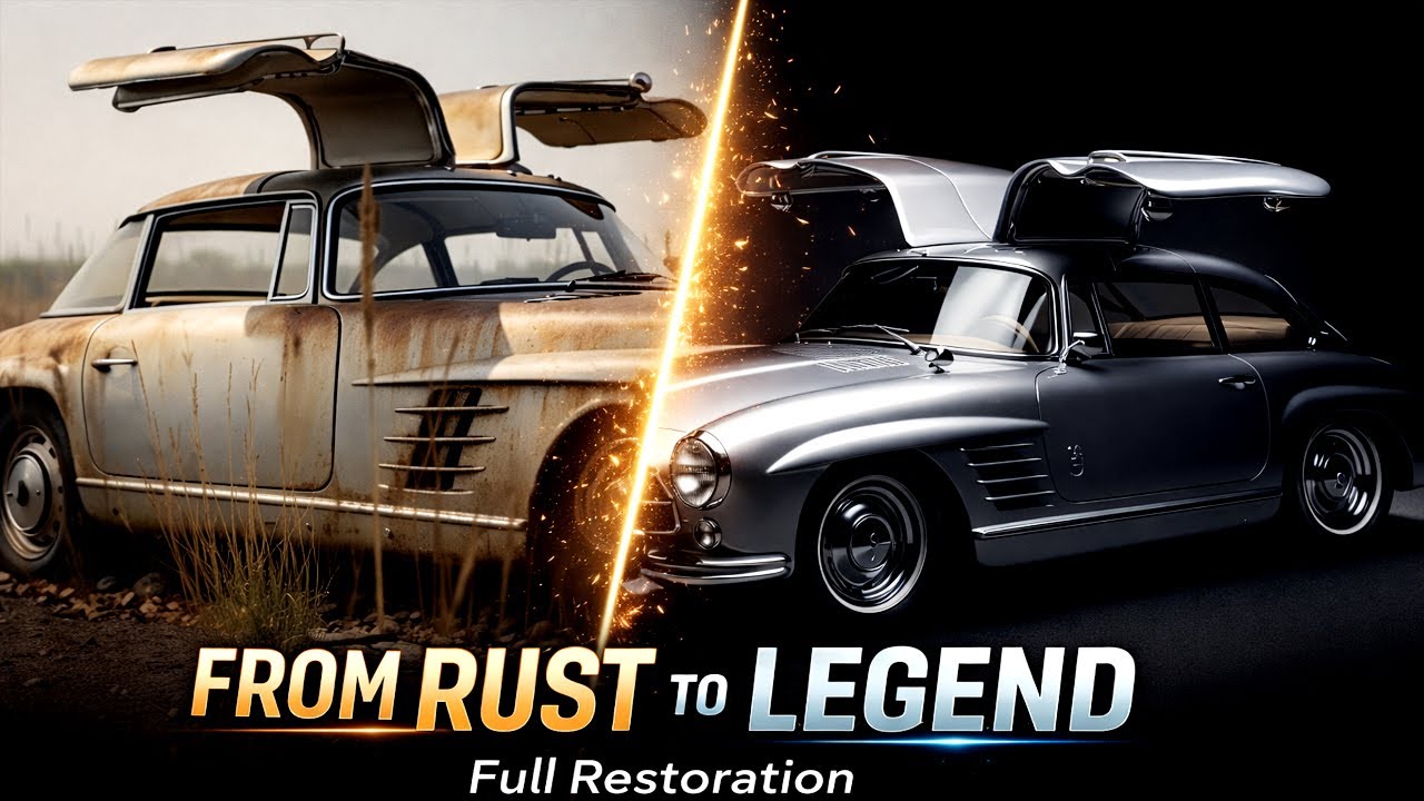 Mercedes-Benz 300SL Gullwing 1955 Restoration | From Rust to Legend (FULL BUILD)