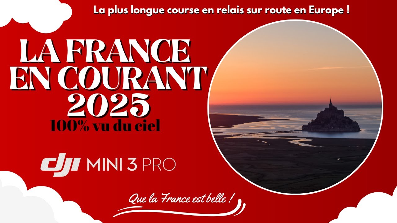 🏃‍♂️ LA FRANCE EN COURANT 2025 - Vu du ciel 🇫🇷