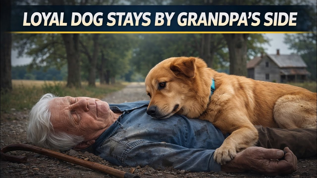 Humans leave… but a loyal dog stays.” 🐾